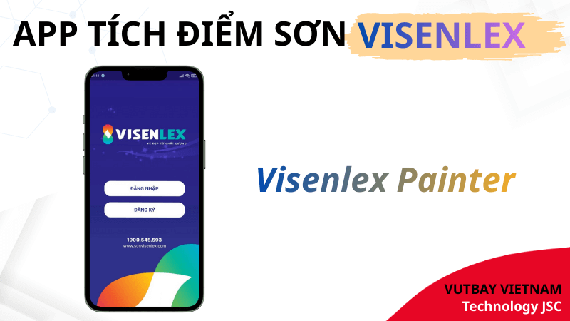 app tích điểm sơn visenlex - Visenlex Painter